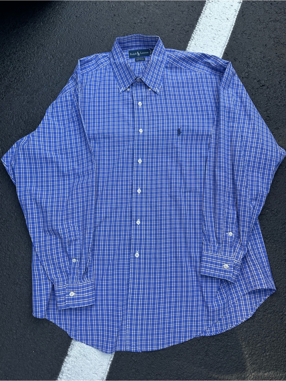 Polo by Ralph Lauren Blue Check Dress Shirt